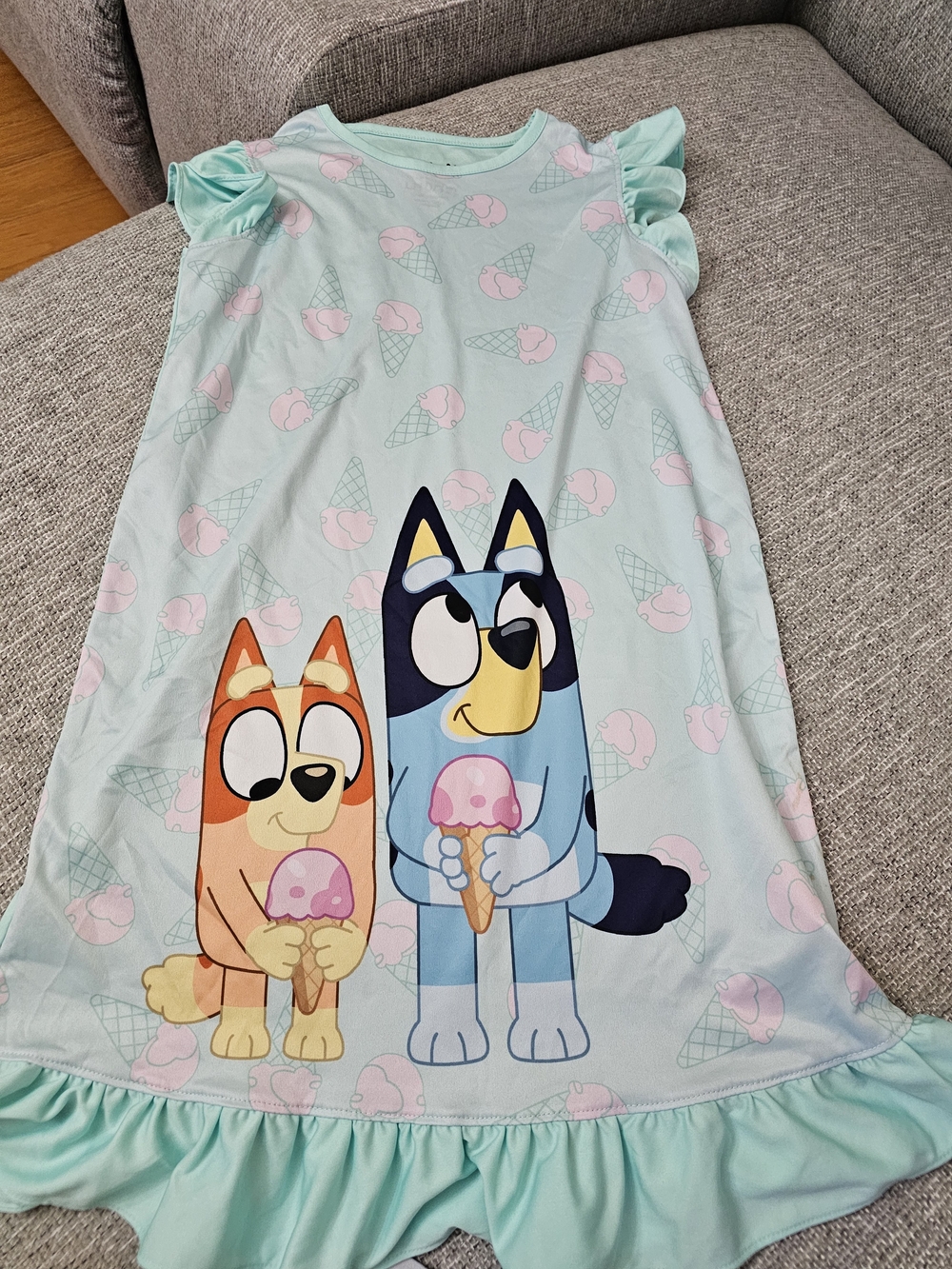 Kids Bluey - Light Blue Nightgown